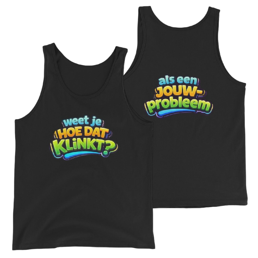 Weet je hoe dat klinkt tanktop