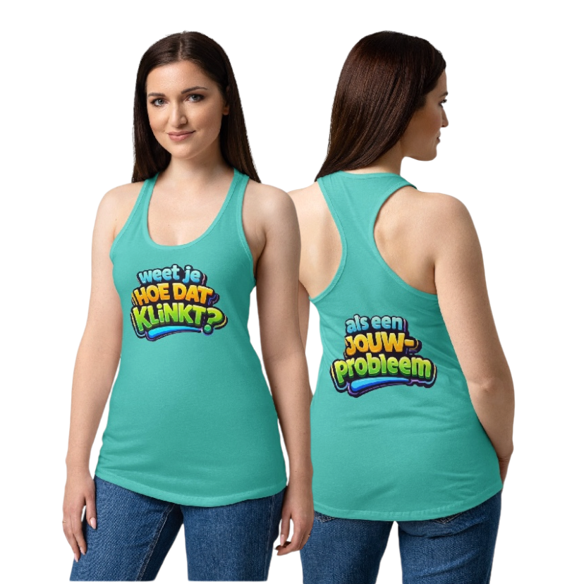 Weet je hoe dat klinkt tanktop