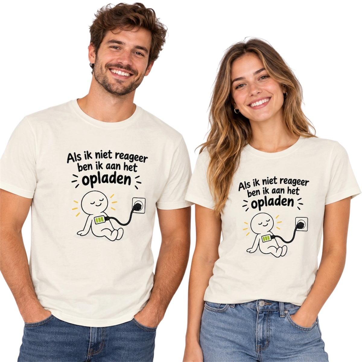 Als ik niet reageer T-shirt