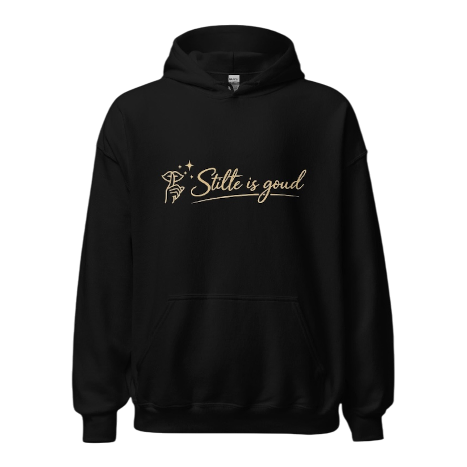 Stilte is goud hoodie