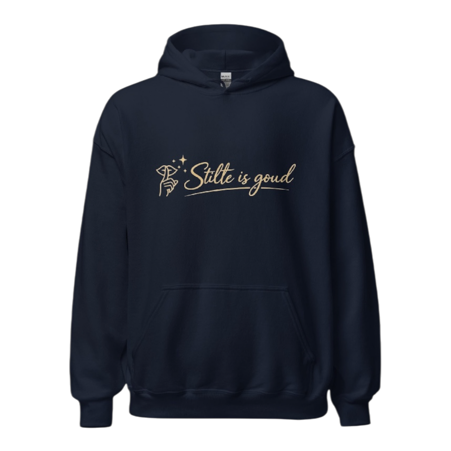 Stilte is goud hoodie