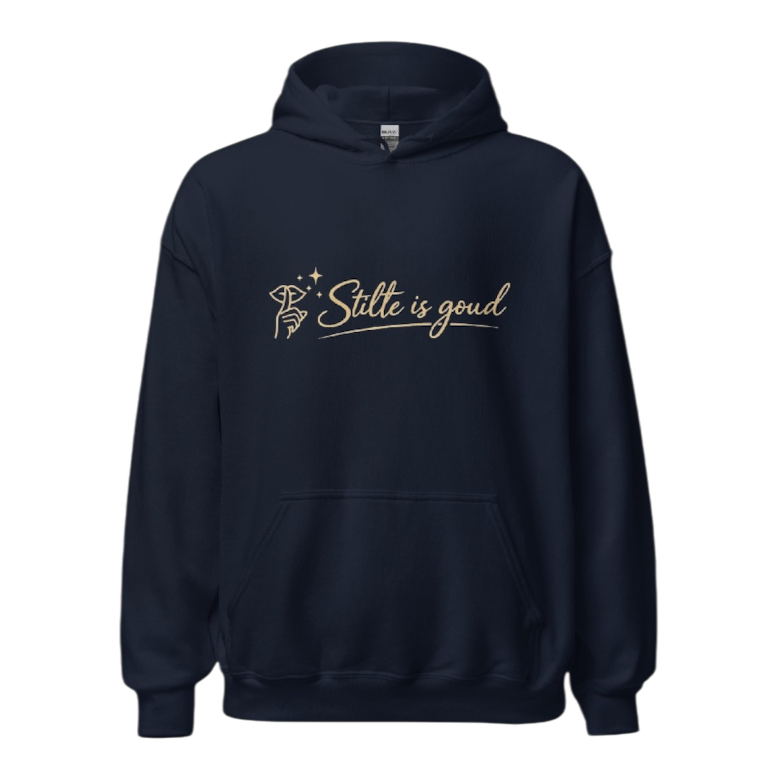 Stilte is goud hoodie