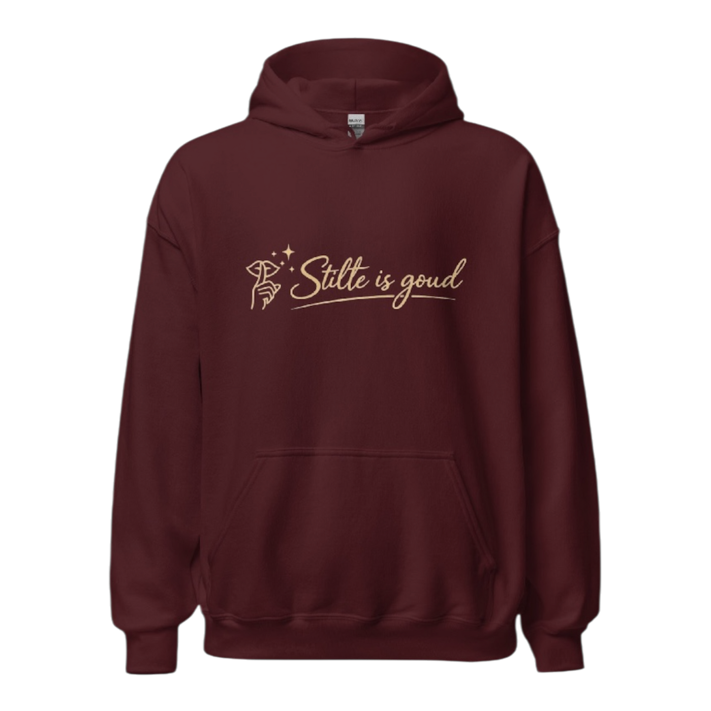 Stilte is goud hoodie