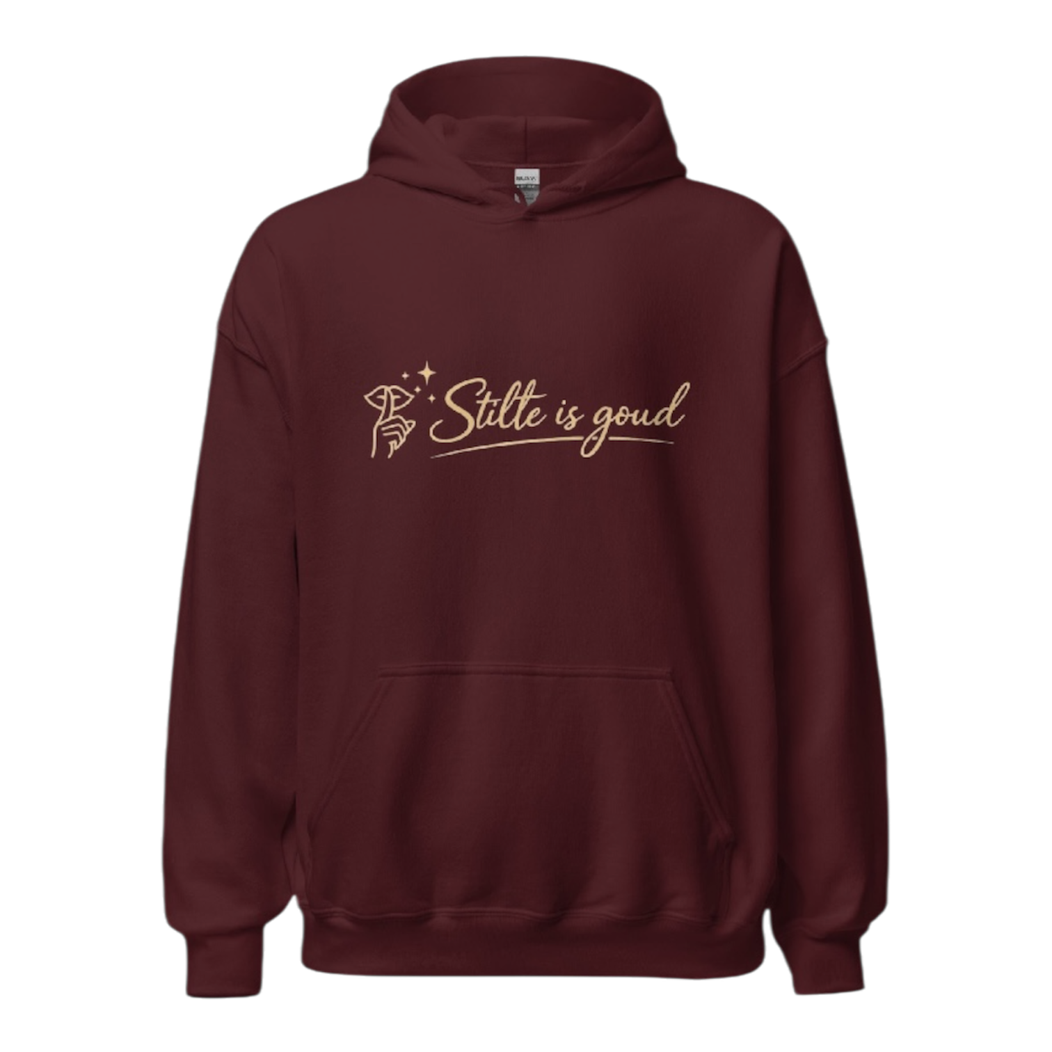 Stilte is goud hoodie