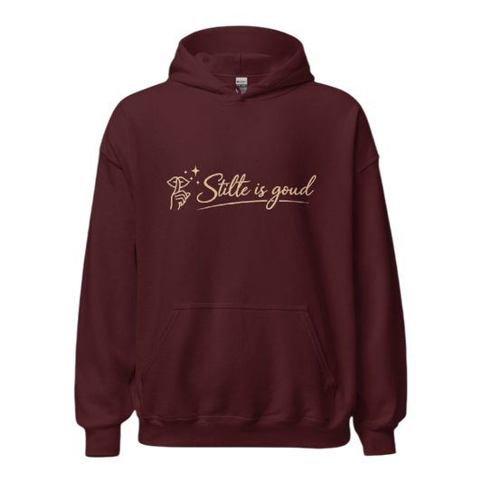Stilte is goud hoodie