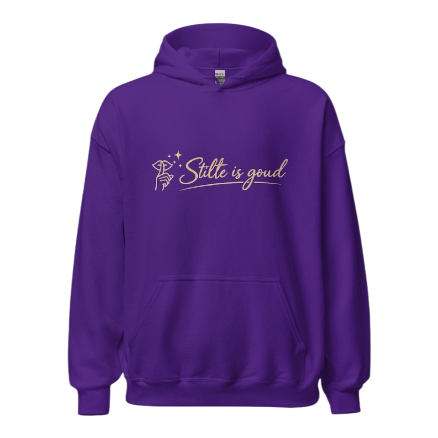 Stilte is goud hoodie