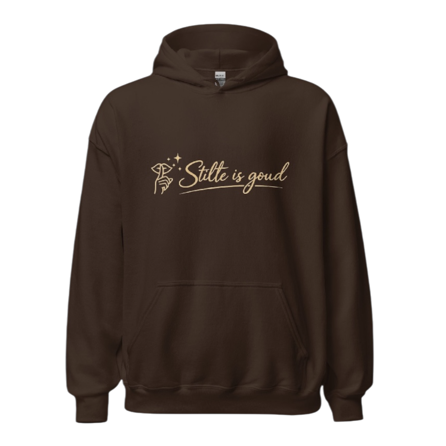 Stilte is goud hoodie