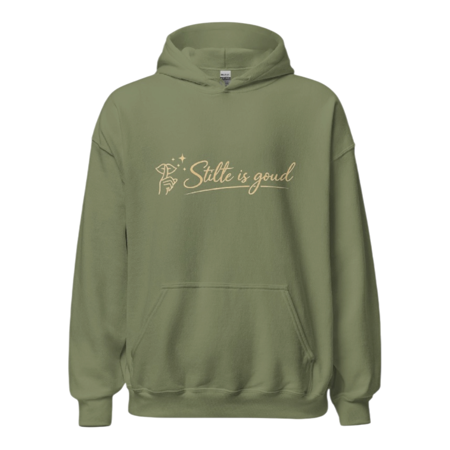 Stilte is goud hoodie