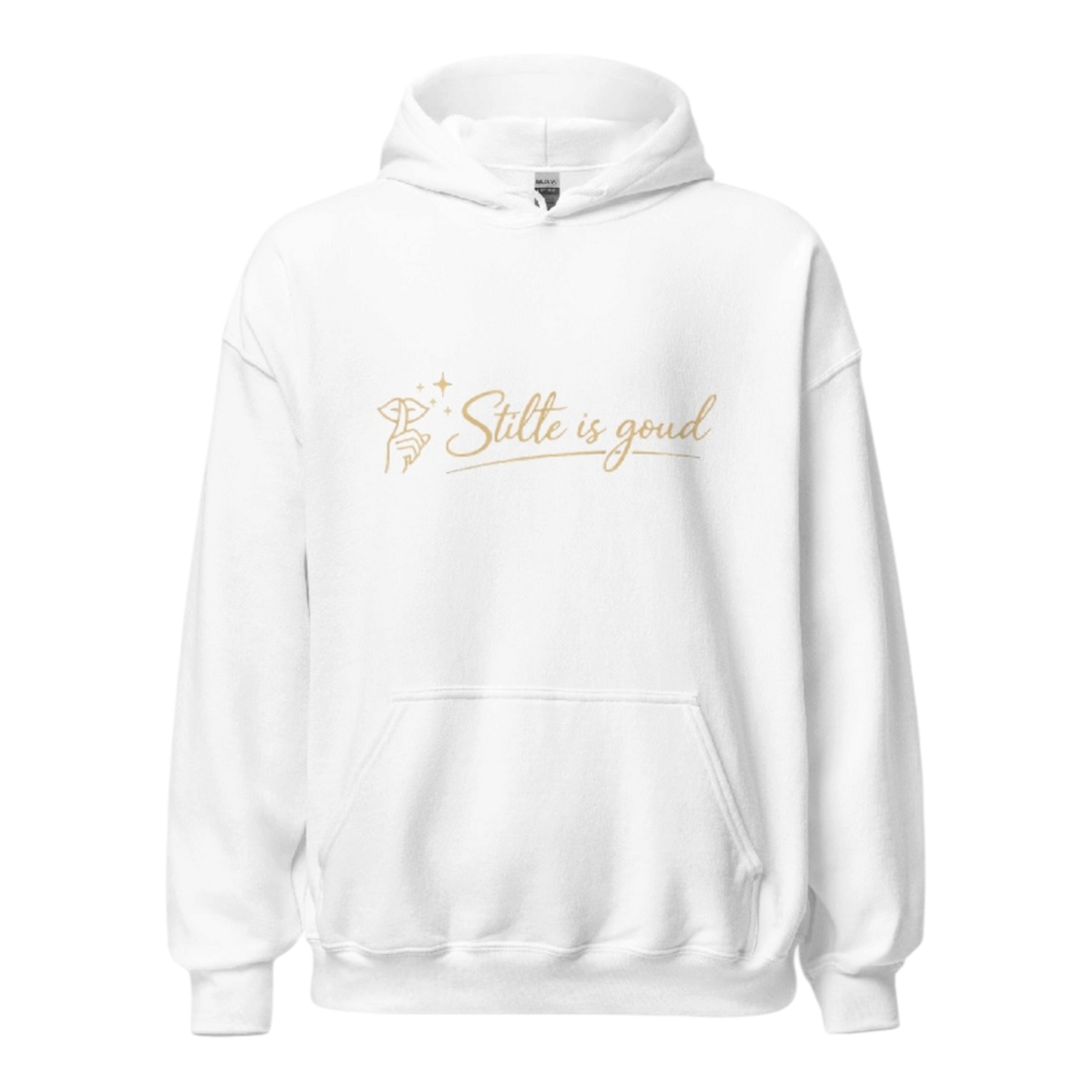 Stilte is goud hoodie