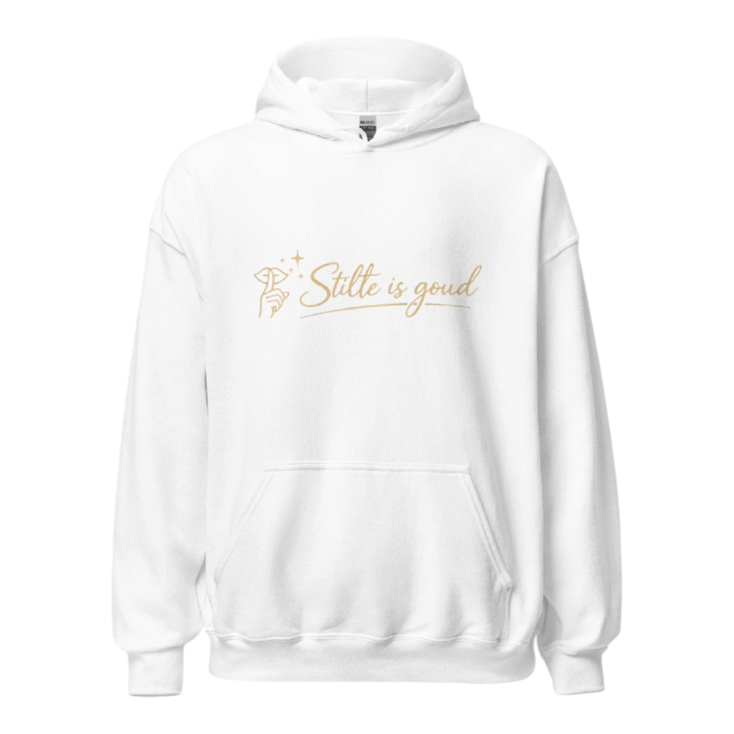 Stilte is goud hoodie