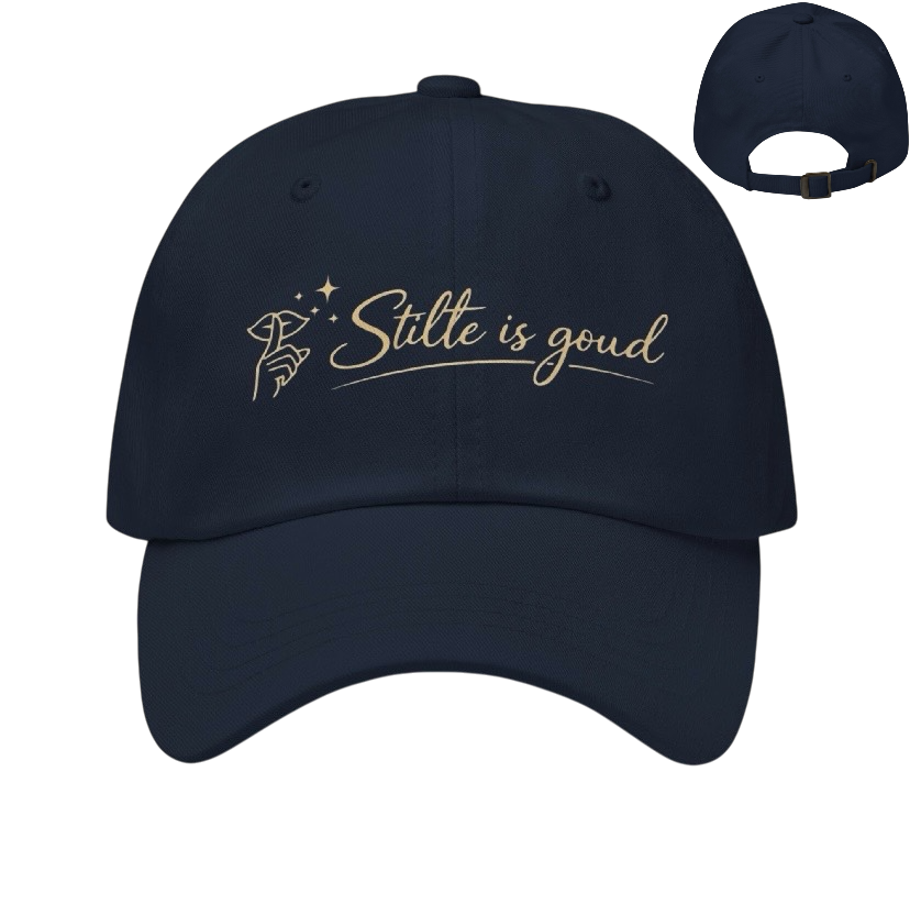 Stilte is goud pet