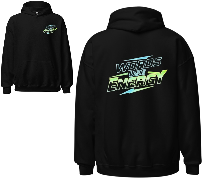 Words use energie hoodie