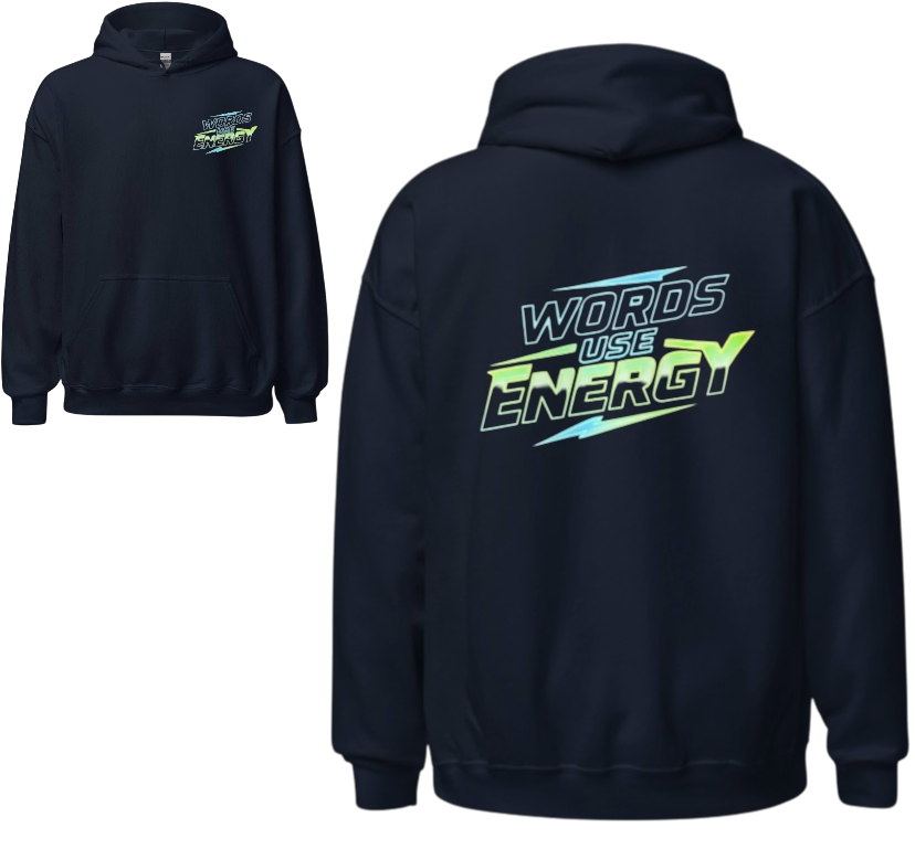 Words use energie hoodie
