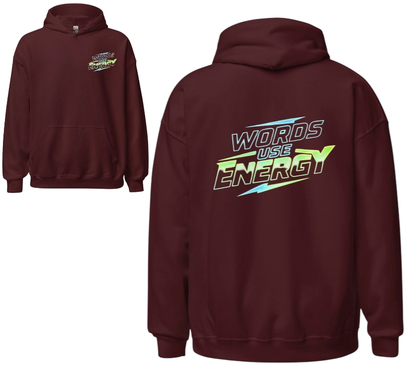 Words use energie hoodie
