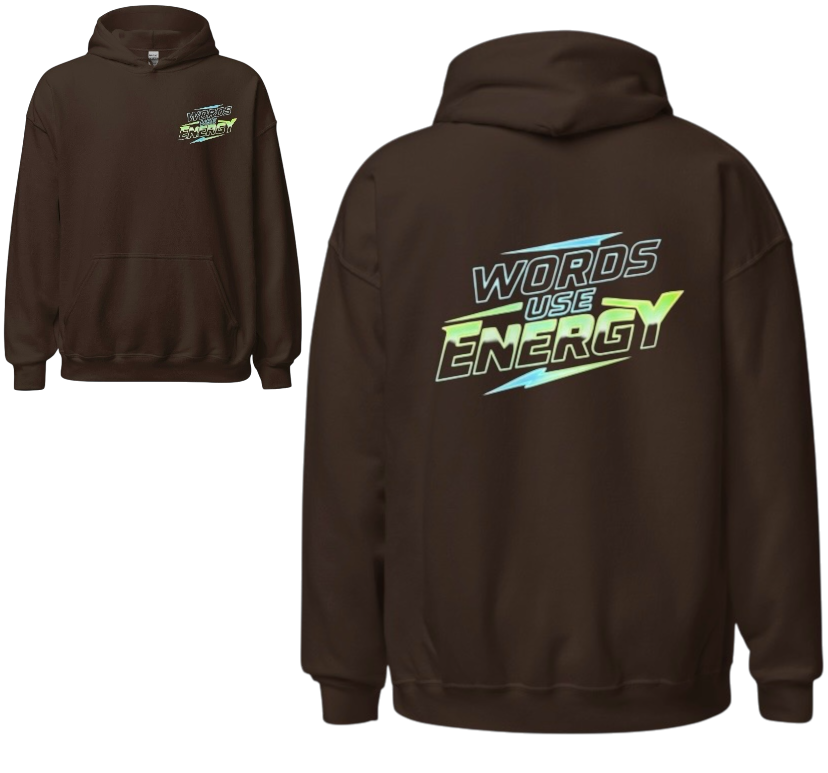 Words use energie hoodie