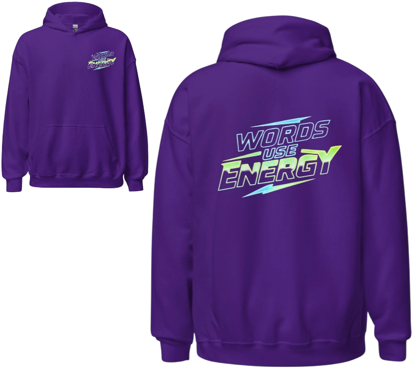 Words use energie hoodie