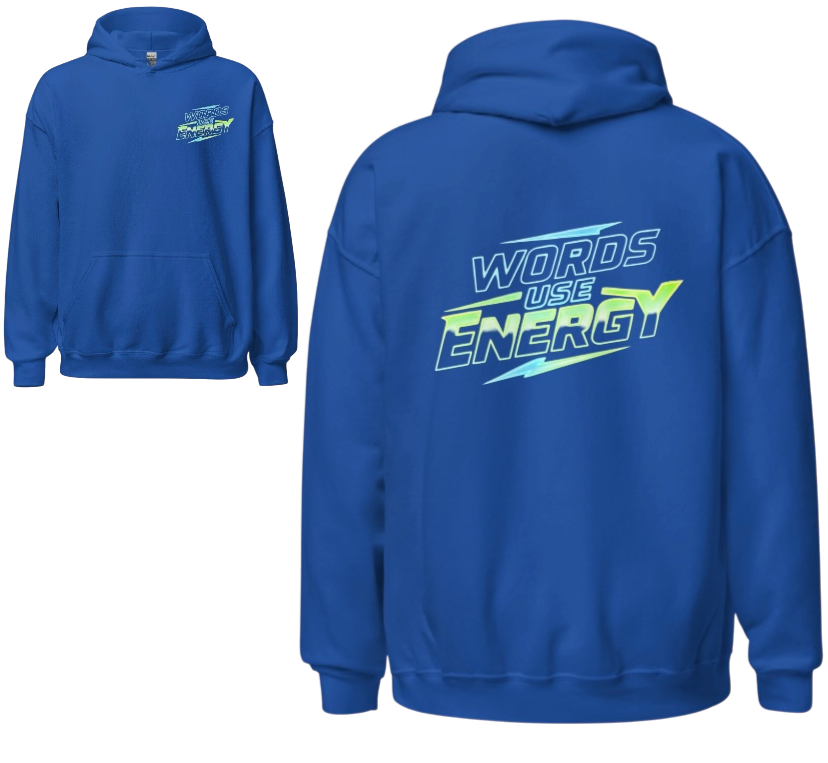 Words use energie hoodie