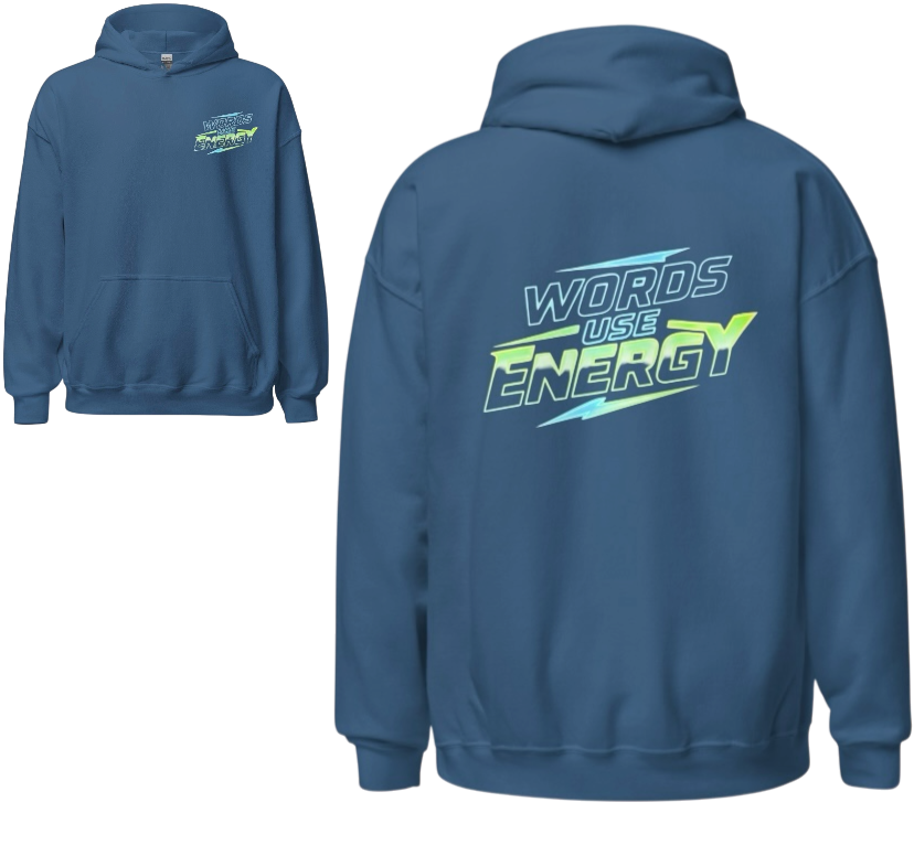 Words use energie hoodie