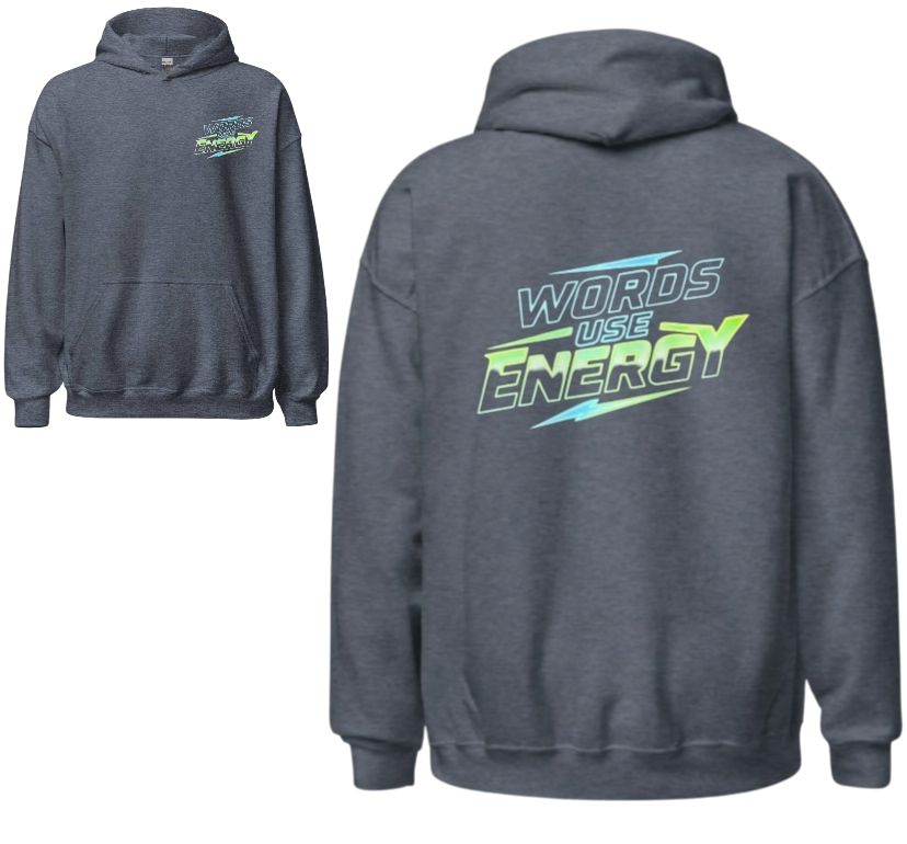 Words use energie hoodie
