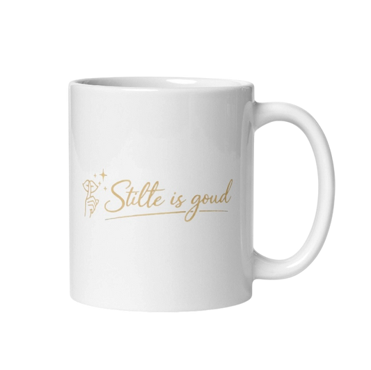 Stilte is goud mok