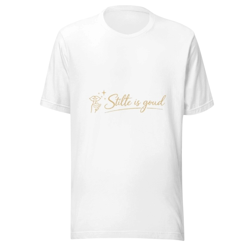Stilte is goud T-shirt