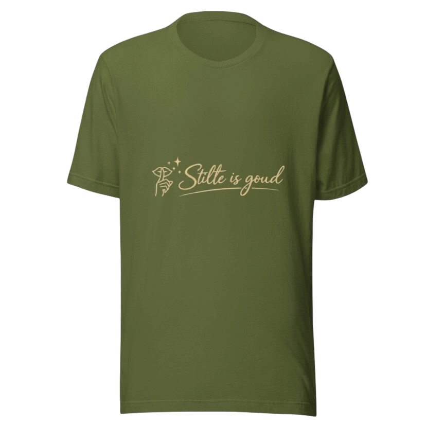 Stilte is goud T-shirt