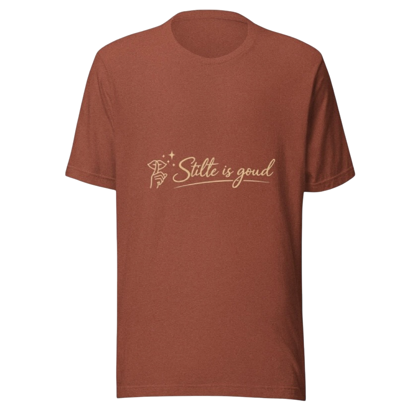 Stilte is goud T-shirt