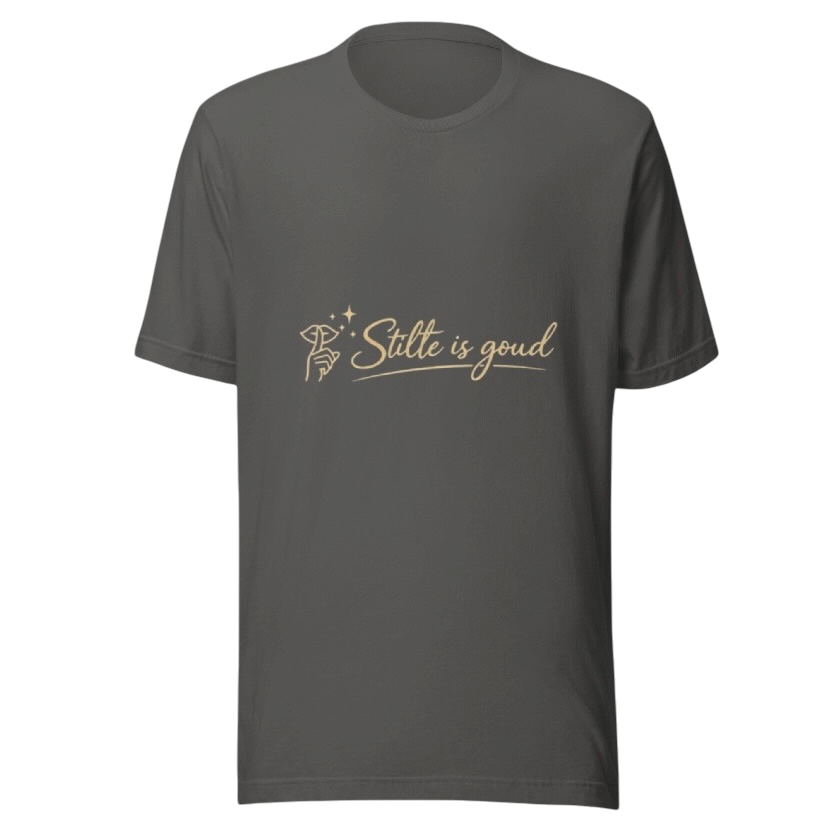 Stilte is goud T-shirt