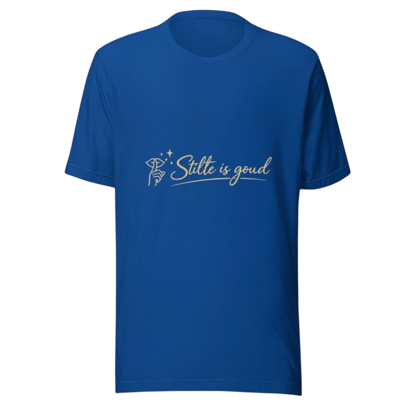 Stilte is goud T-shirt