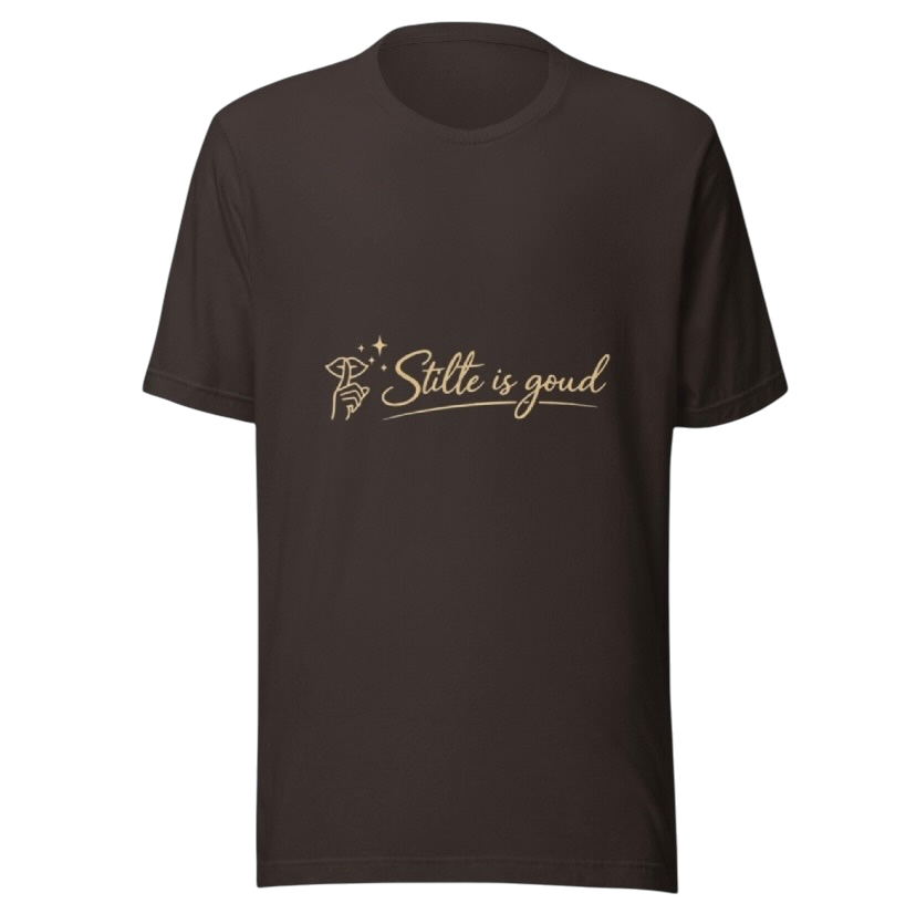 Stilte is goud T-shirt
