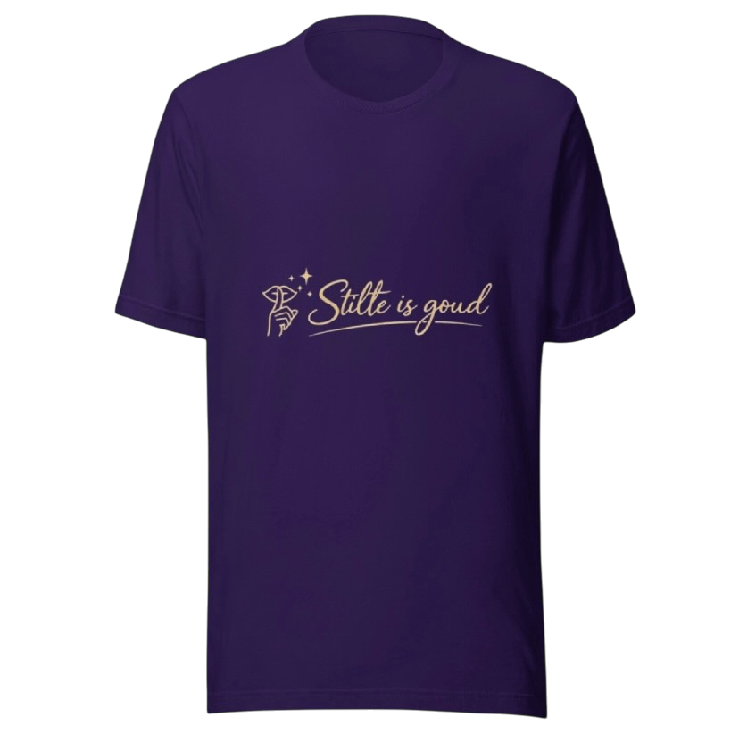 Stilte is goud T-shirt