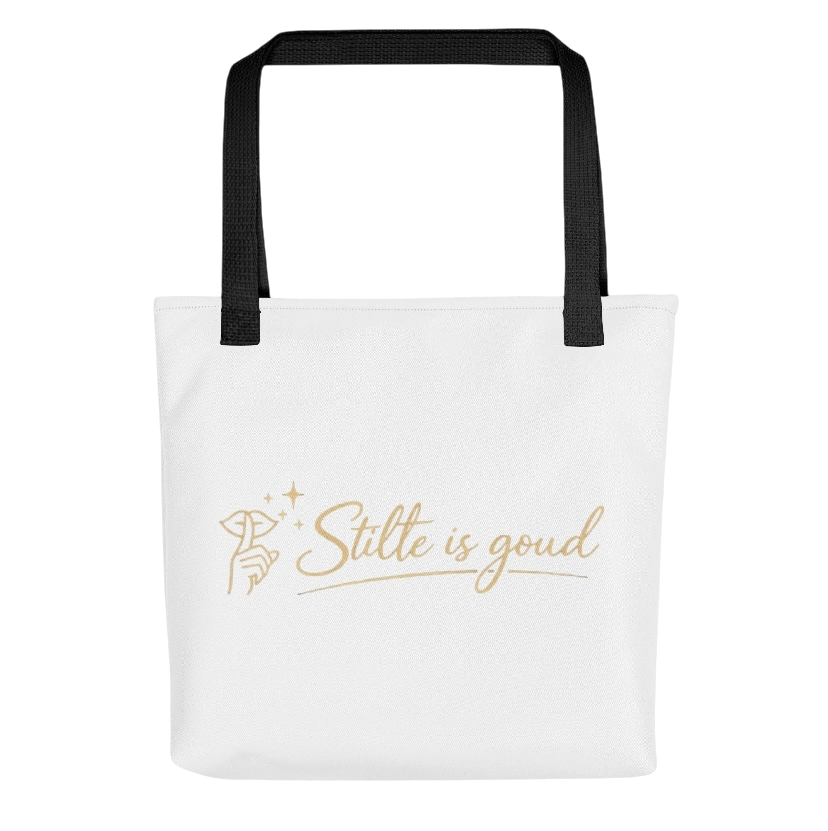 Stilte is goud draagtas