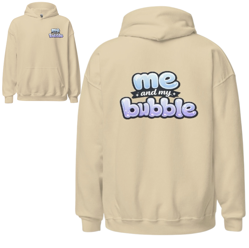 Me and my bubble hoodie