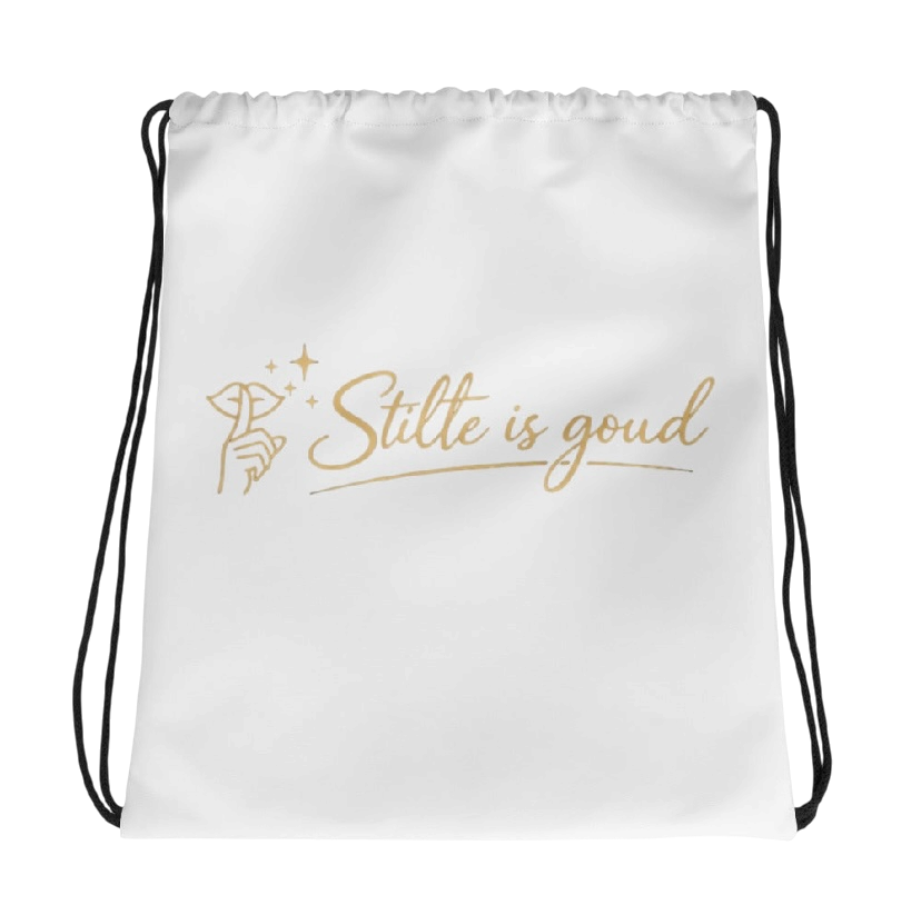 Stilte is goud rugtas