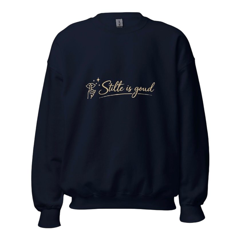 Stilte is goud sweater