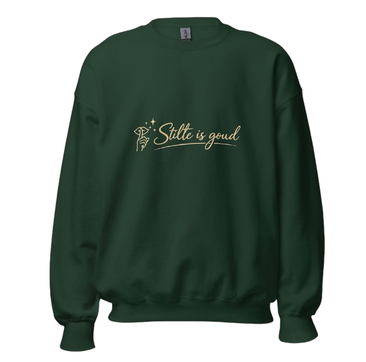Stilte is goud sweater
