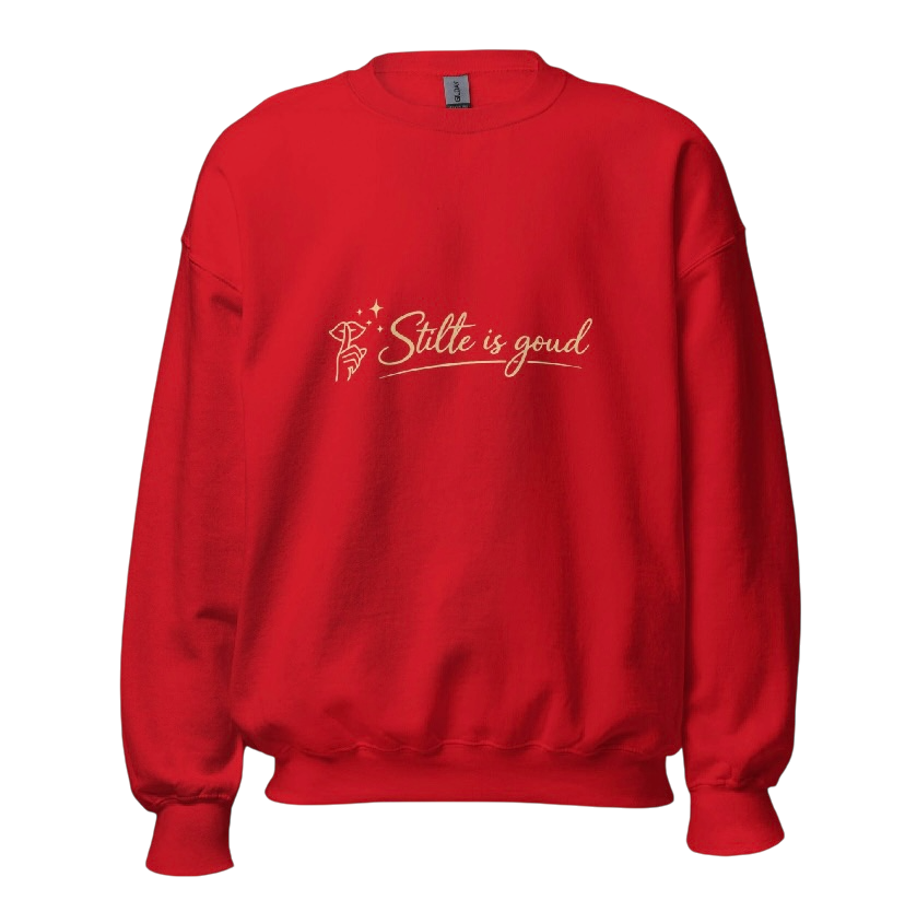 Stilte is goud sweater