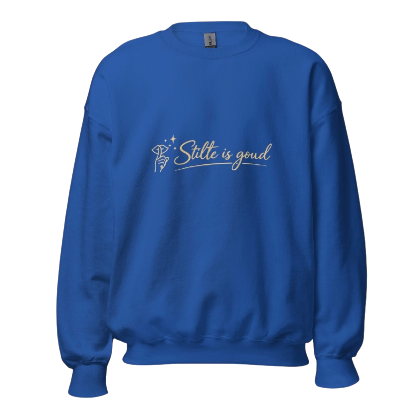 Stilte is goud sweater