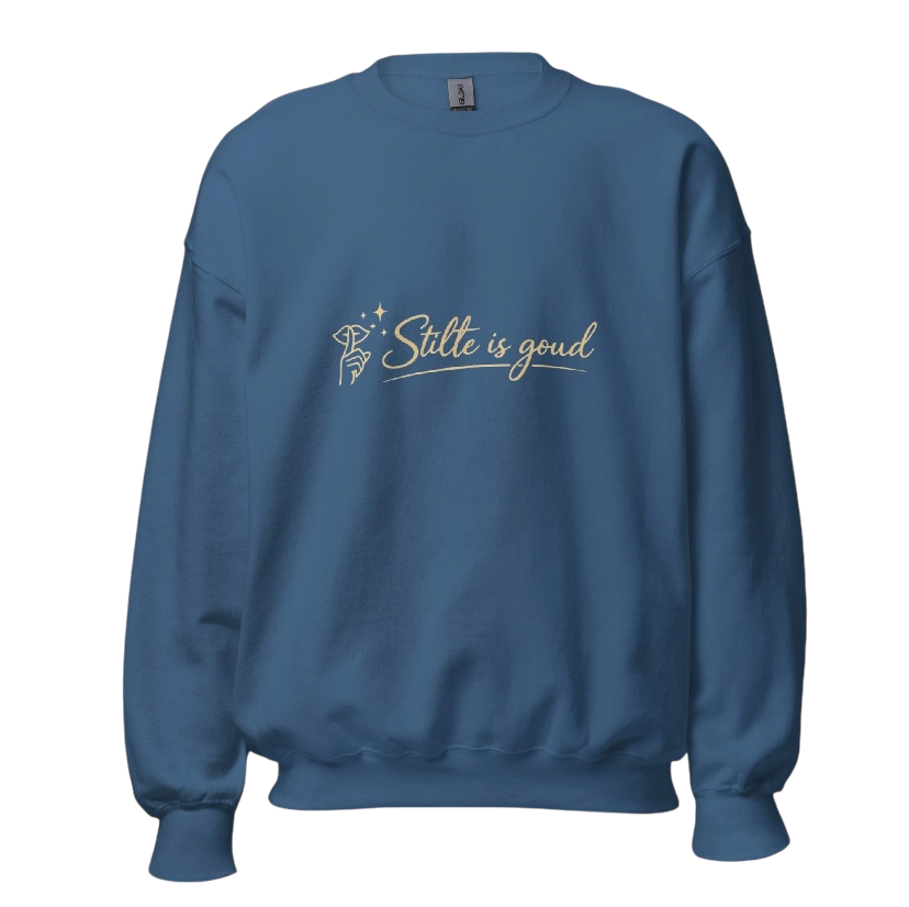 Stilte is goud sweater