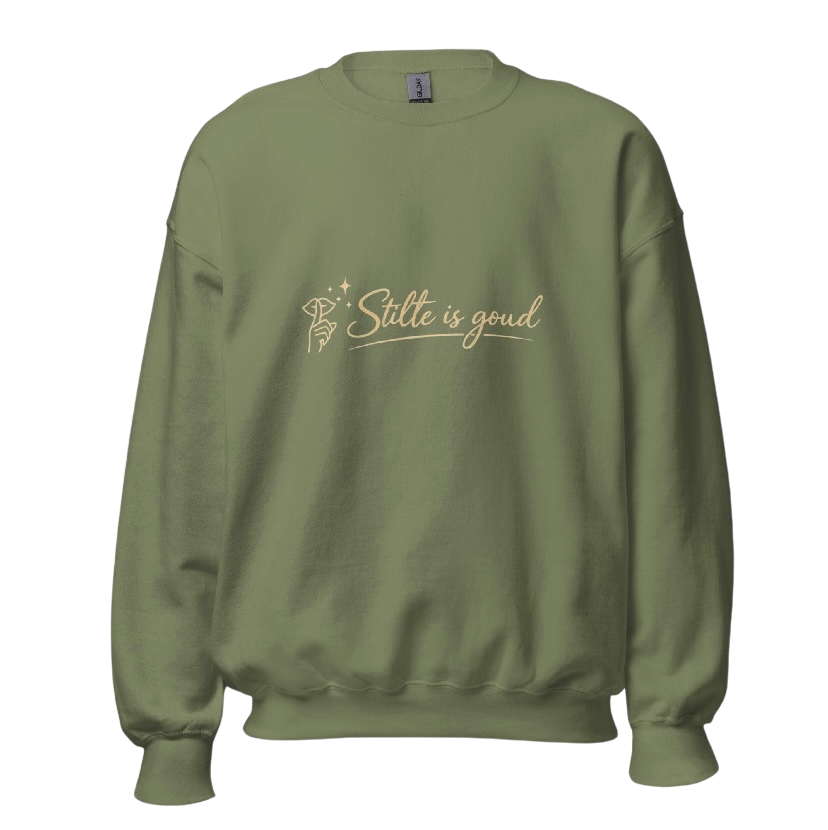 Stilte is goud sweater