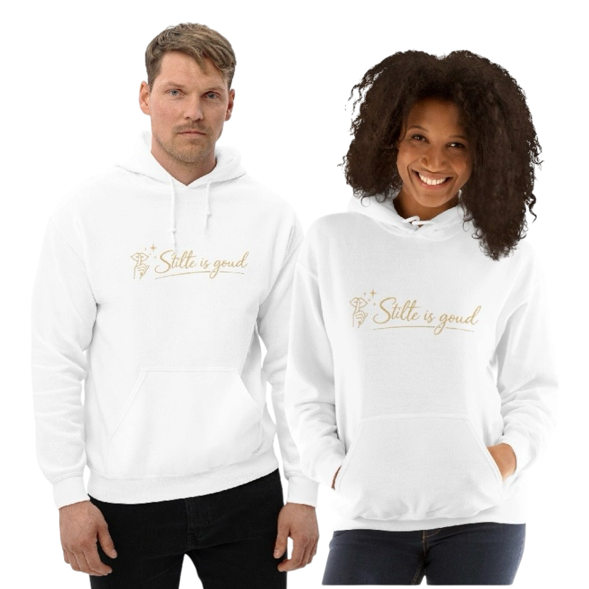 Stilte is goud hoodie