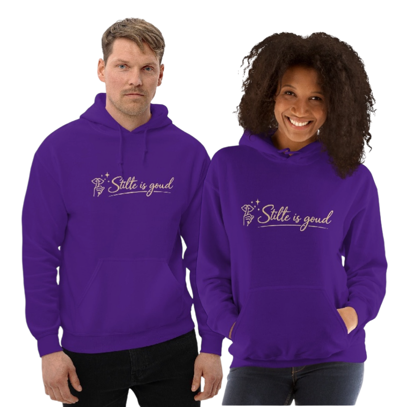 Stilte is goud hoodie