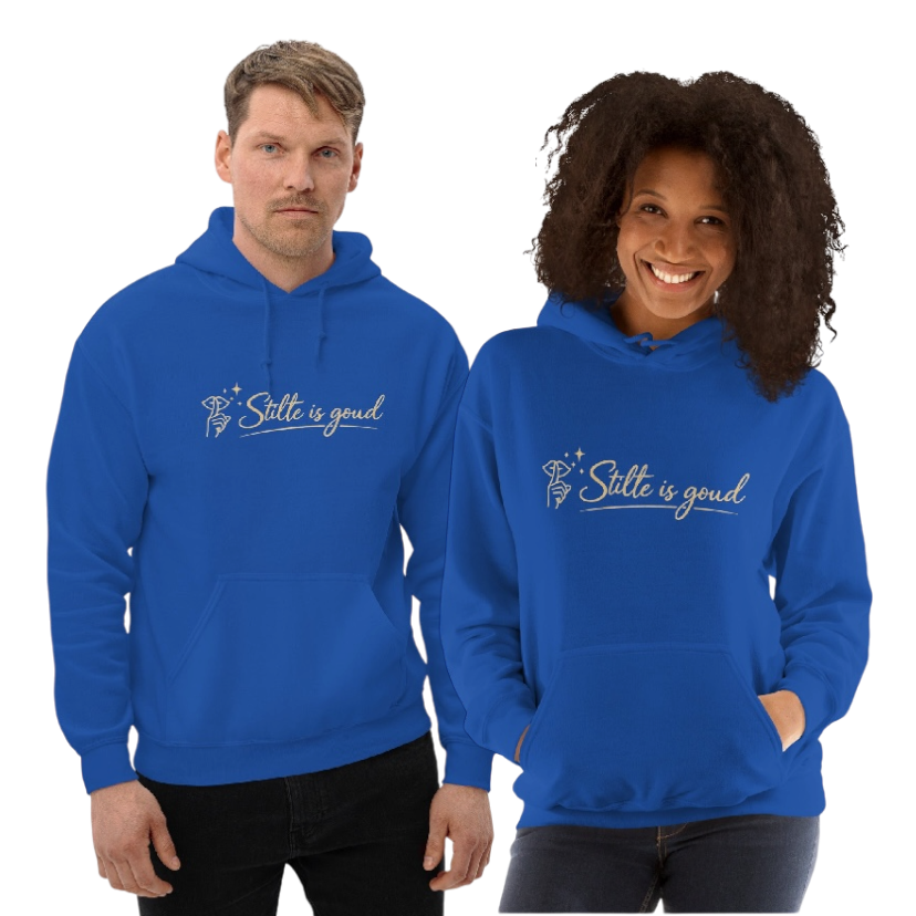 Stilte is goud hoodie