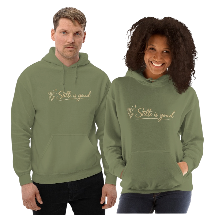 Stilte is goud hoodie