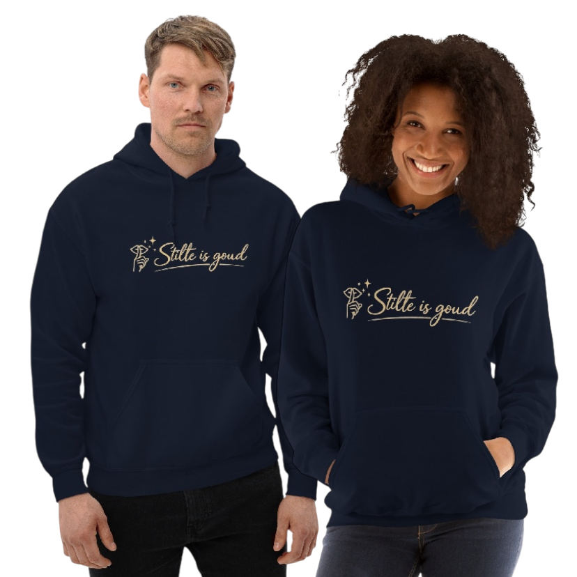 Stilte is goud hoodie