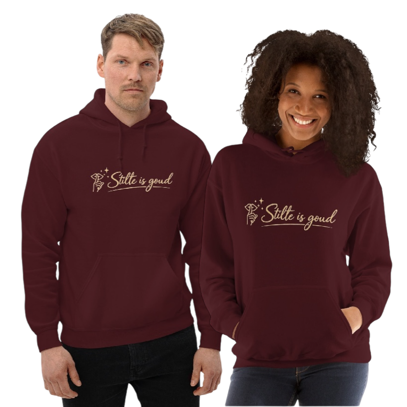 Stilte is goud hoodie
