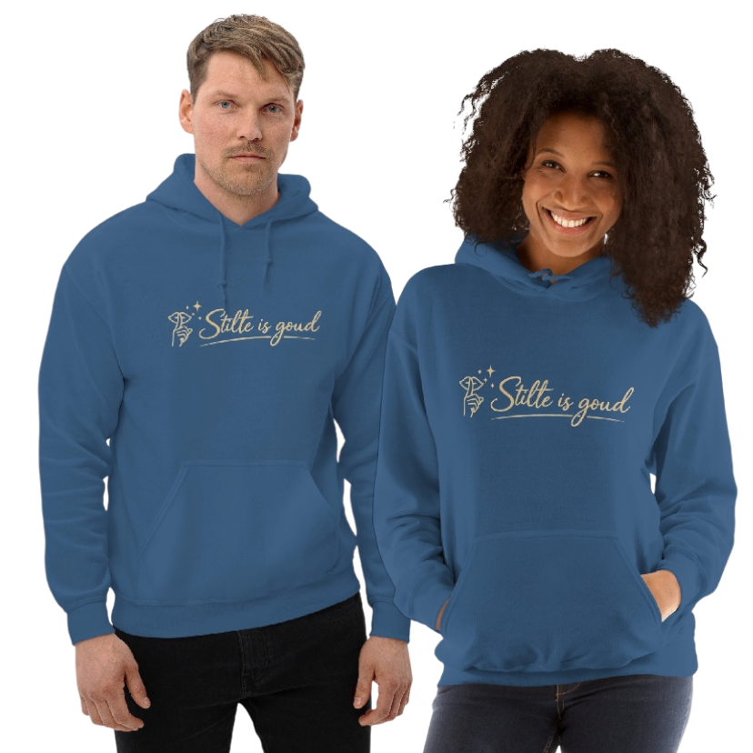 Stilte is goud hoodie