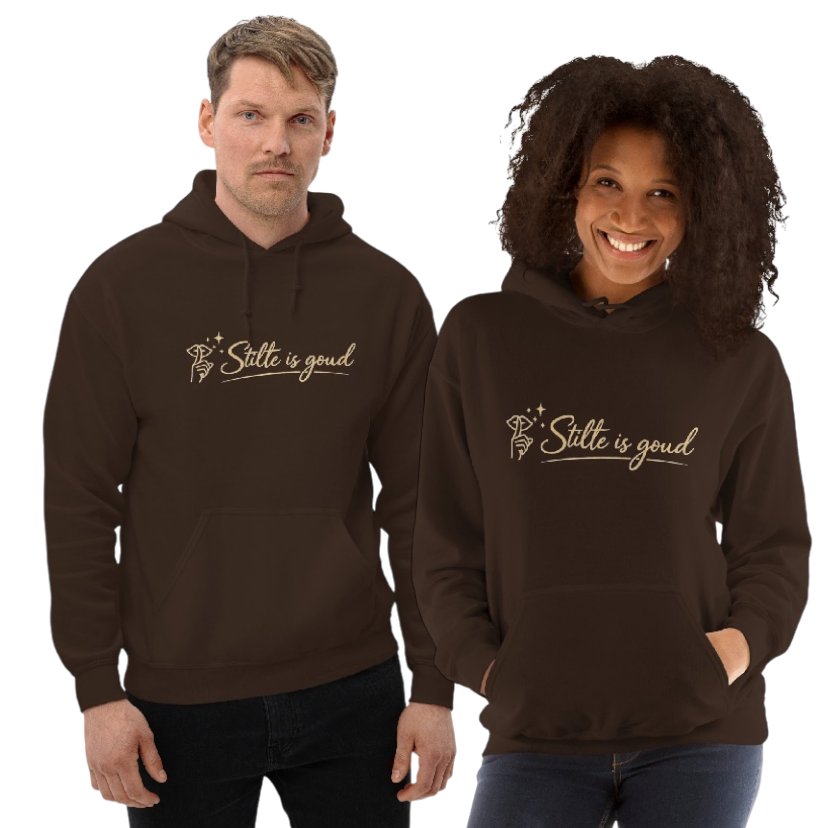 Stilte is goud hoodie
