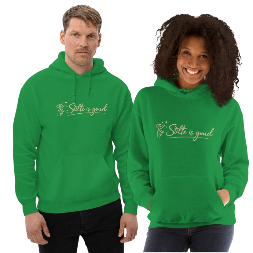 Stilte is goud hoodie