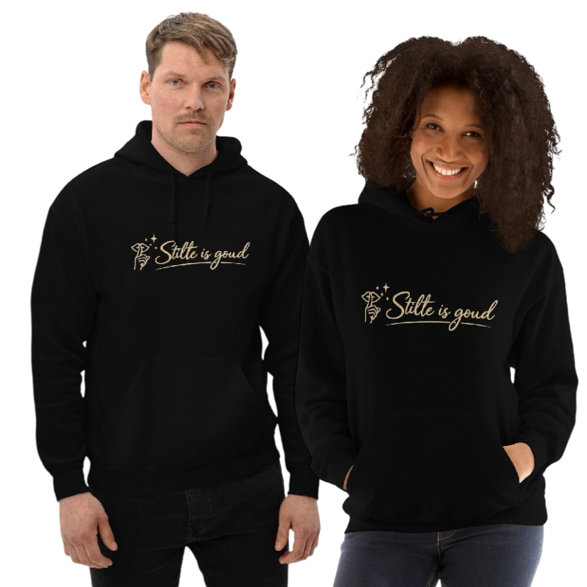 Stilte is goud hoodie